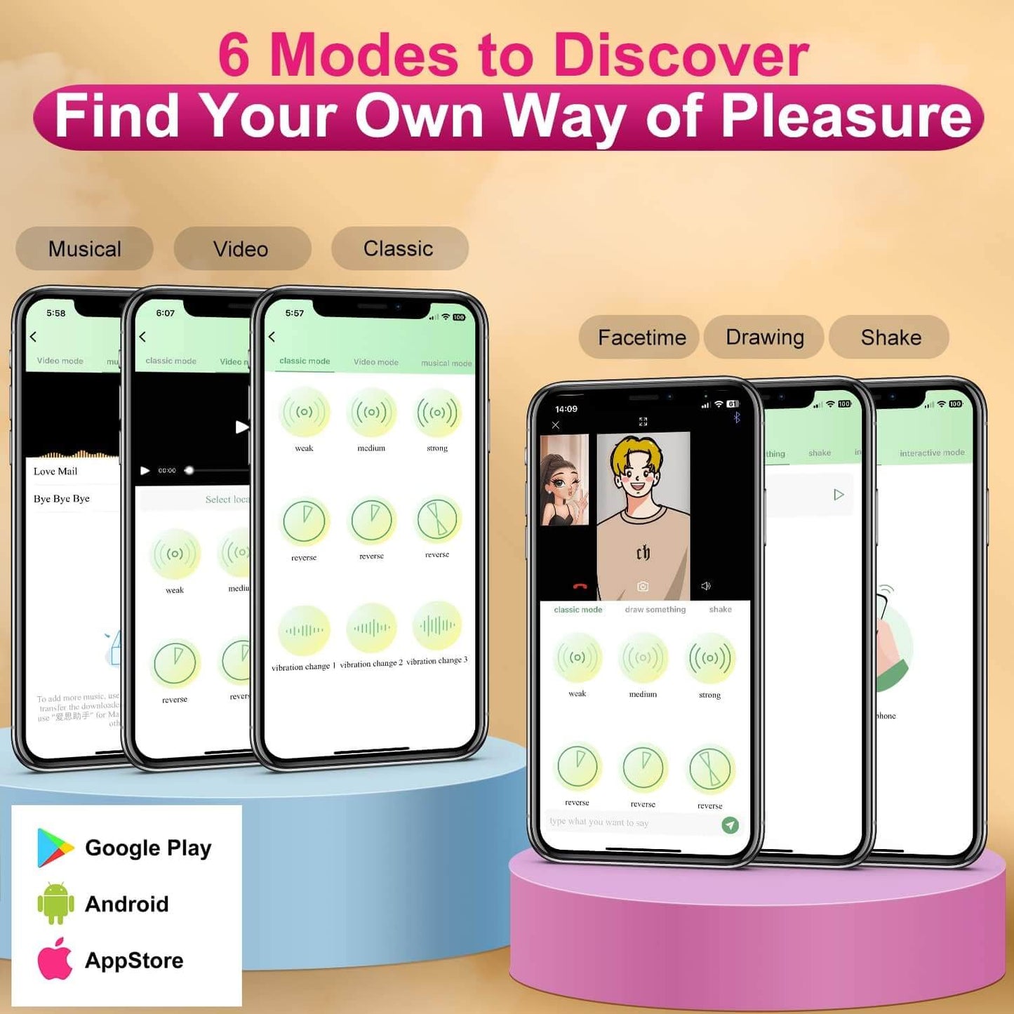HoneyBetty Remote Control Panty Vibrator – Dual Motor Wearable Clitoral & G-Spot Stimulator – APP & Wireless Remote Controlled Dildo Vibrator