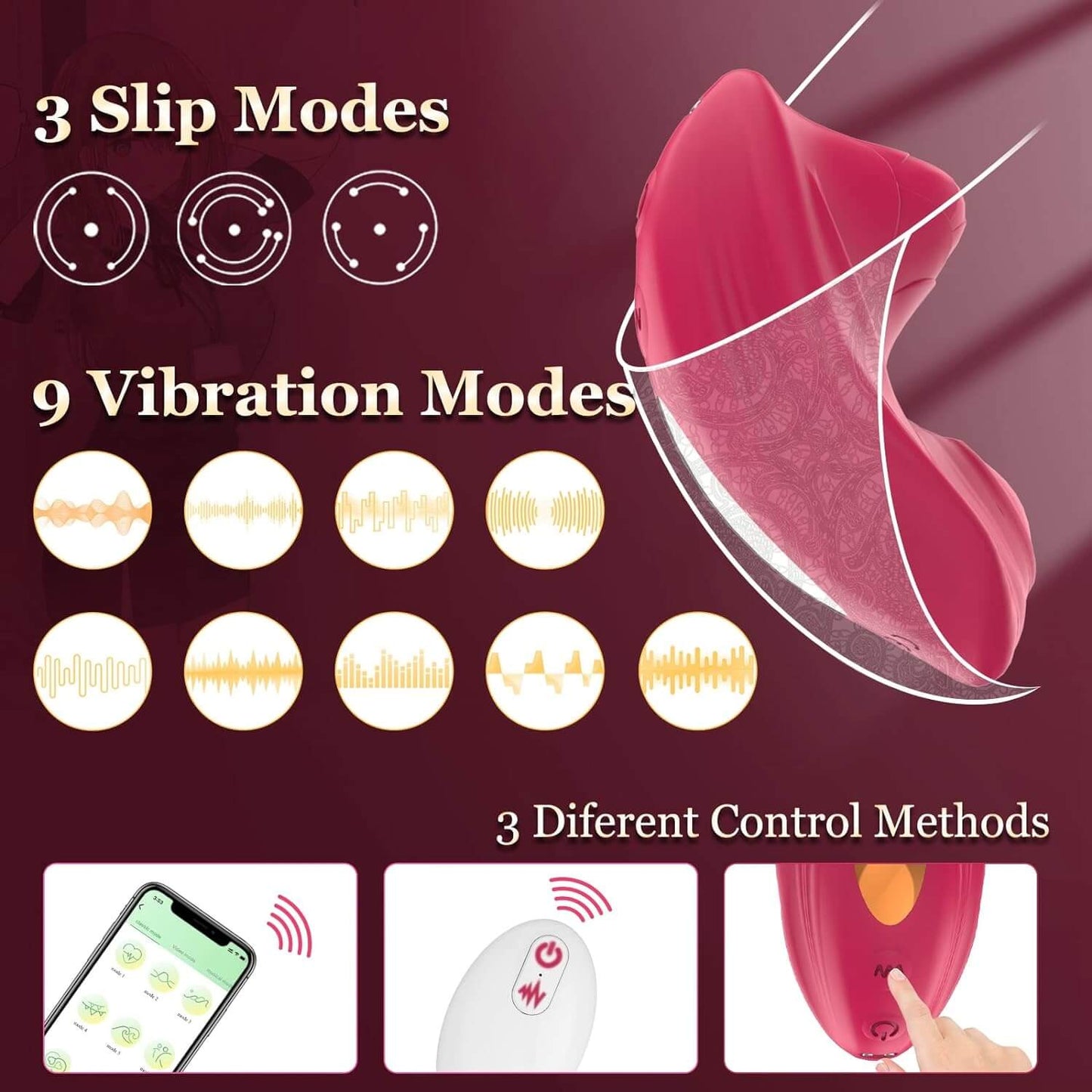 App Remote Control Vibrator Wearable Panty Vibrators Clitoral Vibrator Adult Toys