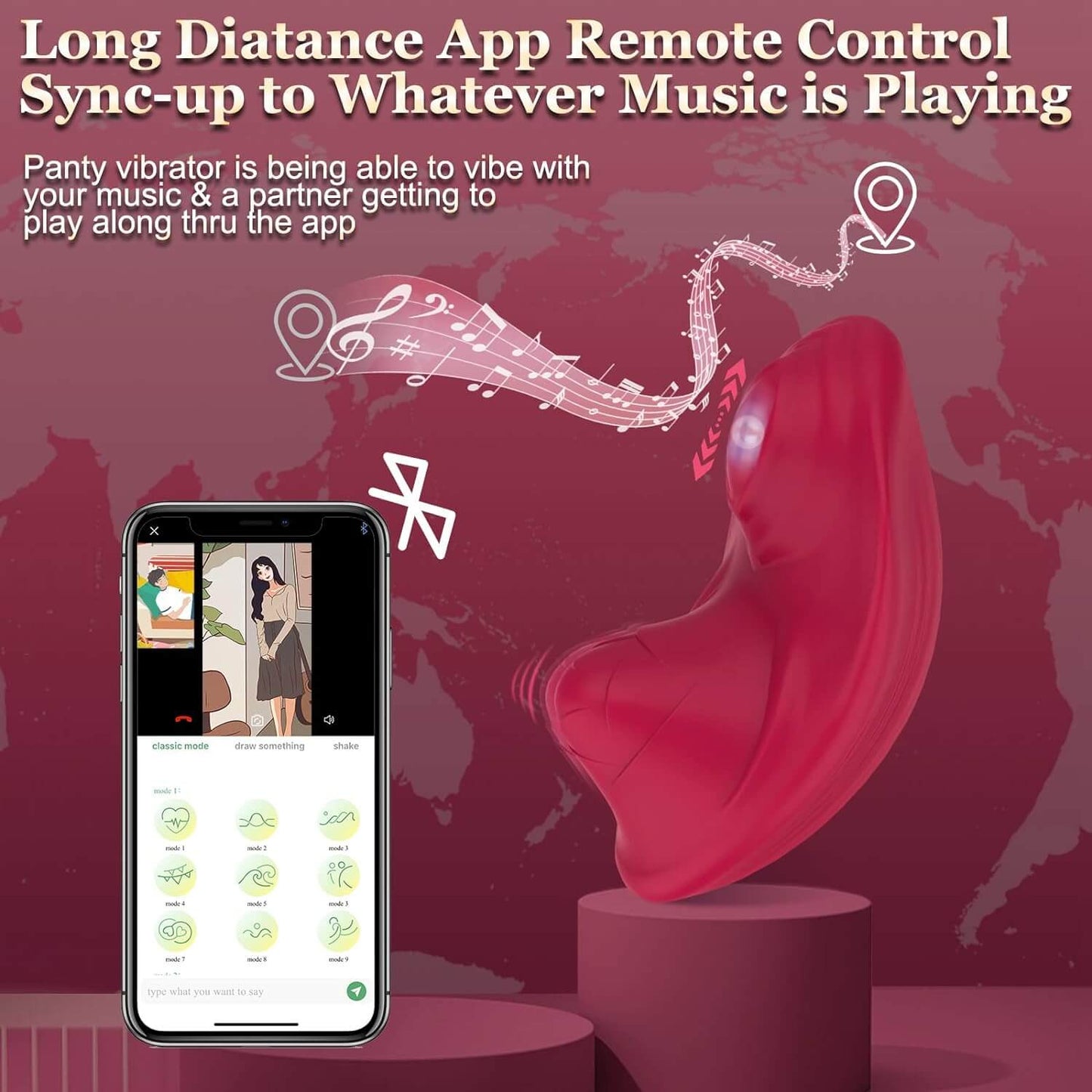 App Remote Control Vibrator Wearable Panty Vibrators Clitoral Vibrator Adult Toys