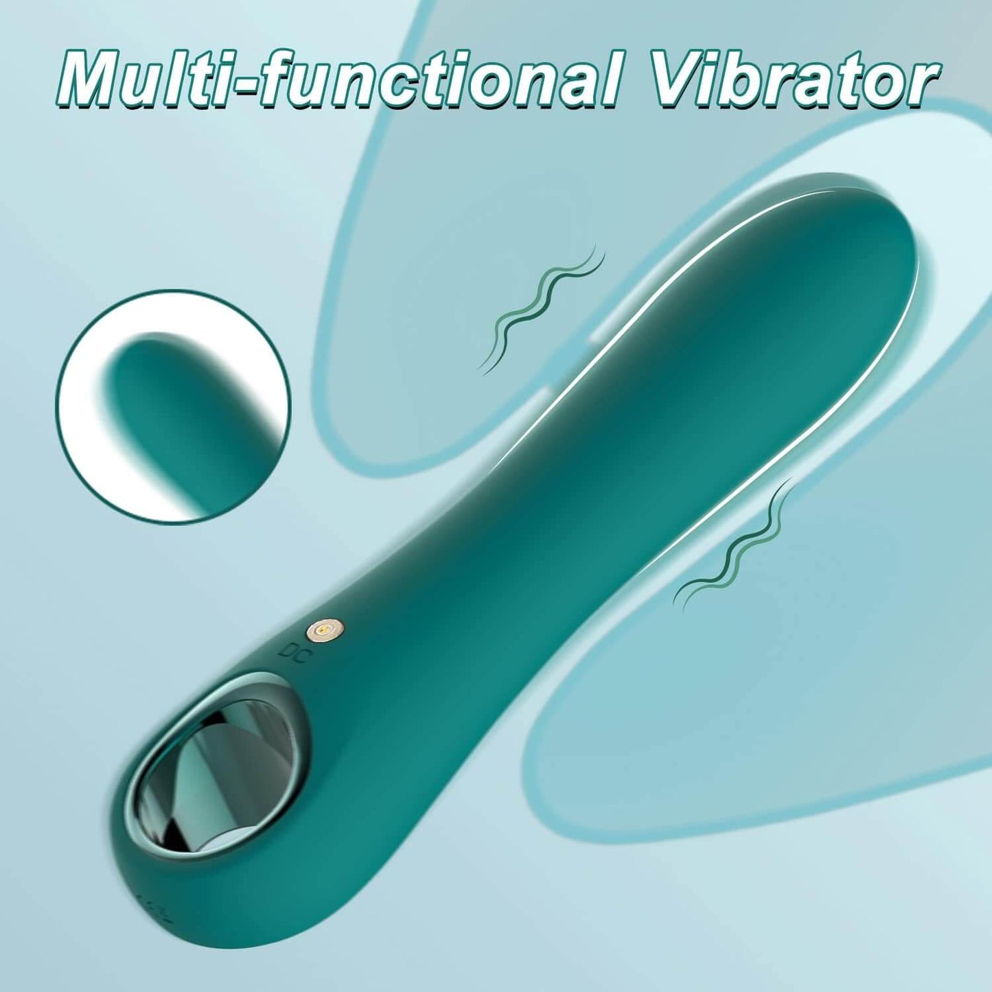 G Spot Vibrator Dildo with 10 Modes Silicone Vibrating Massagers for Clitoral Vagina and Anal Stimulation