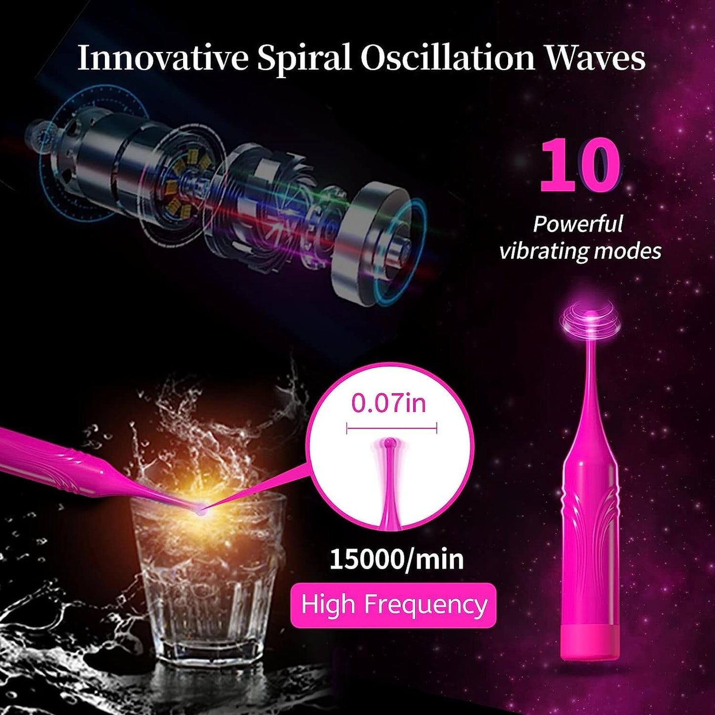 High-Frequency Mini Clitoris G spot Vibrator Women Couples Adult Sex Toy Powerful Female Vibrating Clitoral Wand Vibrator