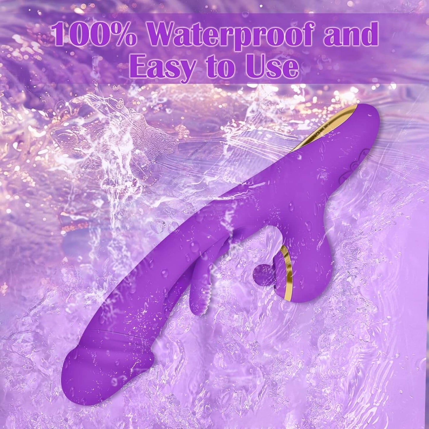 3 in 1 Thrusting Dildo Vibrator for Women G Spot Vibrators Clitoris Stimulator Tapping Bunny Sex Toy